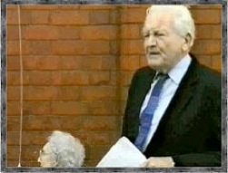 Unveiling of a plaque at 57 Duke Street, St.Helens, the birthplace of movie sound pioneer George Groves