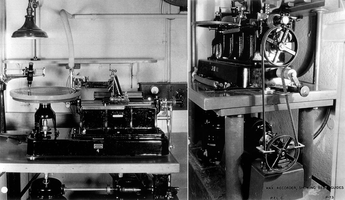 Western Electric soft wax recording machines Western Electric soft wax recording machines