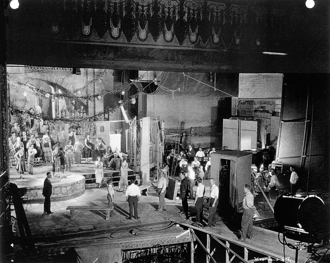Shooting a short within the Manhattan Opera House in New York Shooting a short within the Manhattan Opera House in New York
