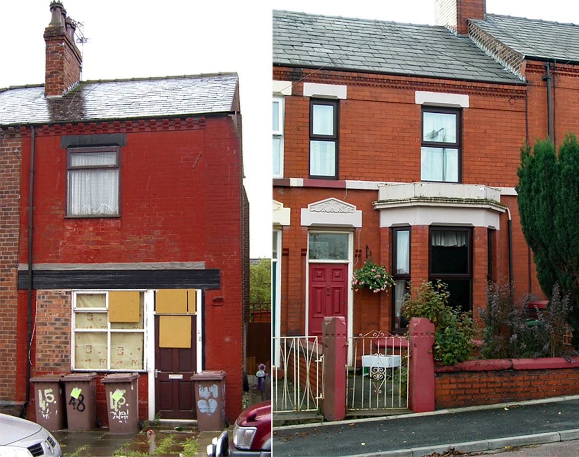 George Groves former homes in Owen Street and King Edward Road in St Helens George Groves former homes in Owen Street and King Edward Road in St Helens