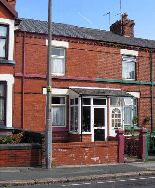 Herbert Mundin birthplace 206 Windleshaw Road in St Helens Herbert Mundin birthplace 206 Windleshaw Road in St Helens