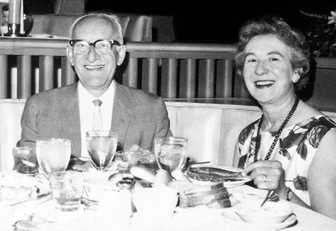 George Groves and his sister Hilda Barrow pictured in Las Vegas c.1974 George Groves and his sister Hilda Barrow pictured in Las Vegas c.1974