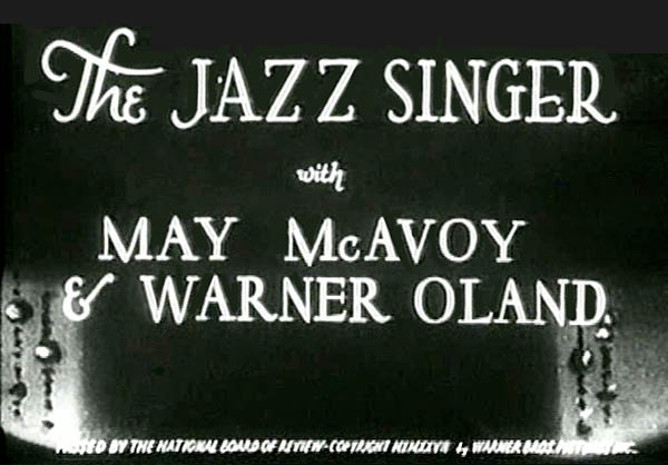 “Jazz Jazz Singer title
