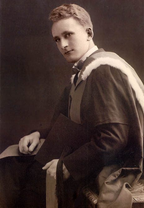 Young George Groves at his graduation from Liverpool University” alt=
