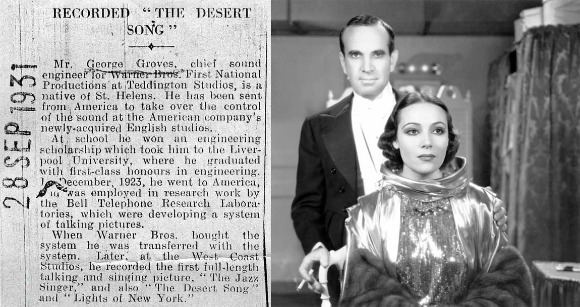 Teddington Cutting and Al Jolson with Kay Francis in Wonder Bar Teddington Cutting