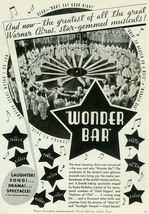 “Advertisement Advertisement for Wonderbar