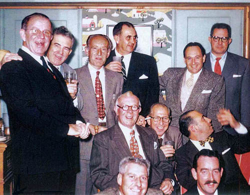 Warner Brothers Sound Department hold a party for George Groves’ father Warner Brothers Sound Department hold a party for George Groves’ father