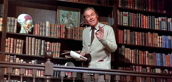 Rex Harrison in a scene from My Fair Lady as Henry Higgins Rex Harrison in a scene from My Fair Lady as Henry Higgins
