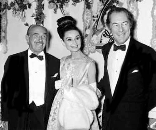 Jack Warner, Audrey Hepburn & Rex Harrison Jack Warner, Audrey Hepburn & Rex Harrison