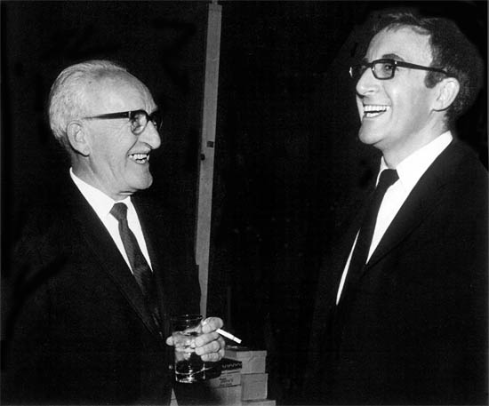 George Groves with Peter Sellers apparently at a party George Groves pictured with Peter Sellers apparently at a party