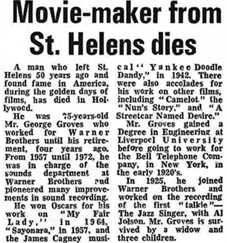 Death of George Groves in 1976 Death of George Groves in 1976