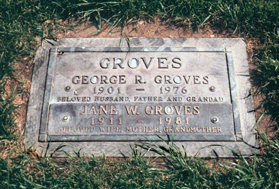 “Grave Grave of George Groves